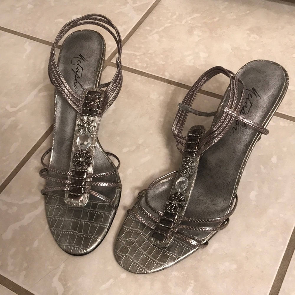 Silver heels